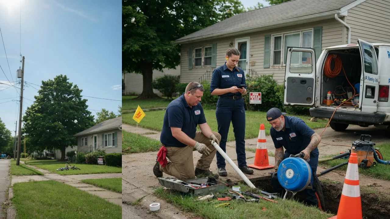 Sewer Line Repair in Reinholds, PA near me